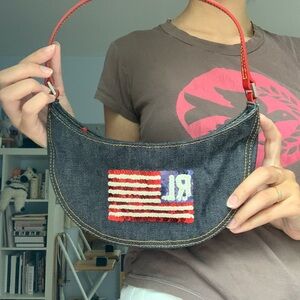 Ralph Lauren American Flag Shoulder Bag